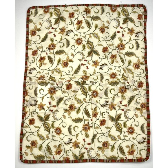 Single C&F HOME 20"x26" Standard Quilted PILLOW SHAM Crispin Patchwork Orange - Picture 2 of 4